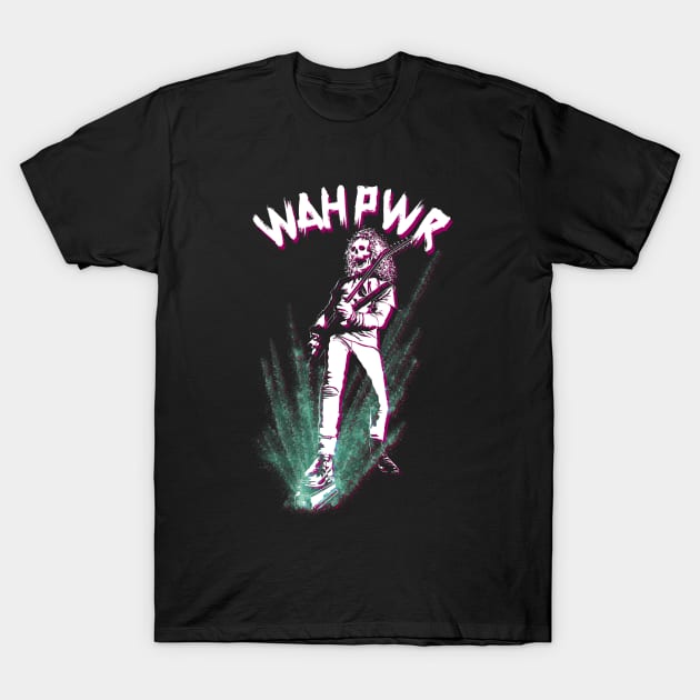 Wah Power - Heavy Metal Guitar Player T-Shirt by TMBTM